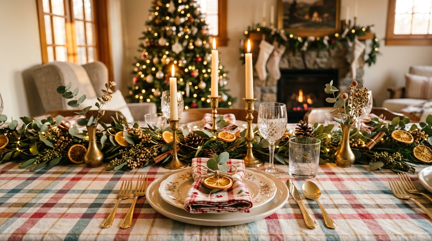 How to Style a Cozy Christmas Table (Without It Feeling Fussy)